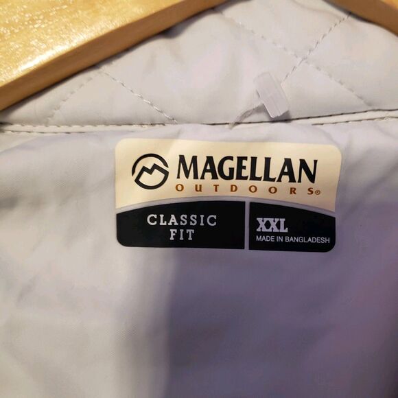 Magellan Outdoors Gray/ Off White Pullover Sherpa Women's Shirt Jacket Sz XXL - Picture 5 of 7